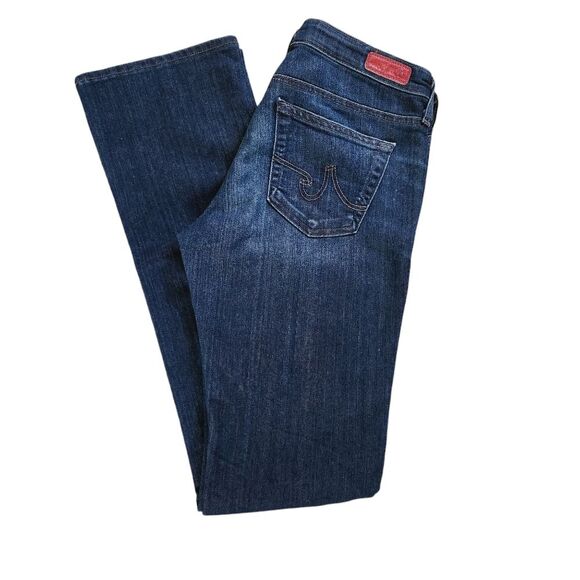 AG Adriano Goldschmied Jeans The Ballad Dark Blue Boot Cut Low Rise Women's 28 - Picture 9 of 9